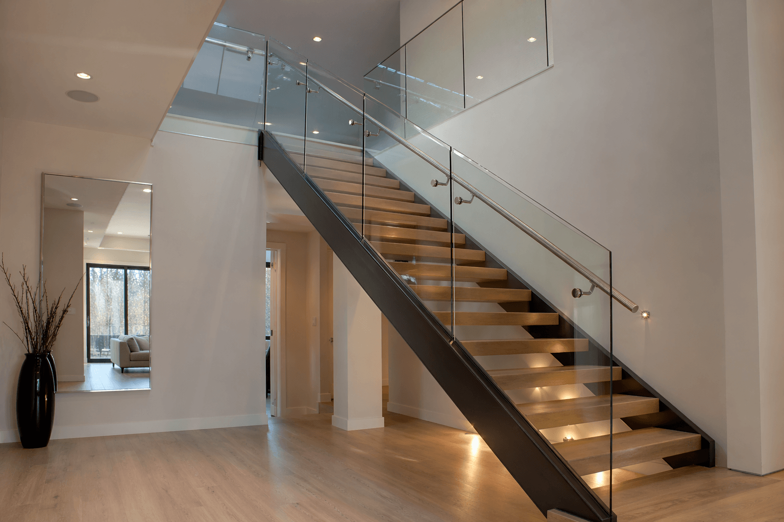 Glass railing installation in Jersey City